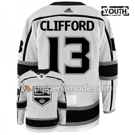 Kinder Eishockey Los Angeles Kings Trikot KYLE CLIFFORD 13 Adidas Weiß Authentic